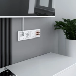 Рамка на 4 поста Stark (белый) W0041801