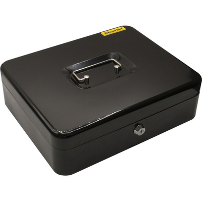 Ящик для денег Silwerhof, 90х300х240 мм, 1,66 кг, сталь, черный