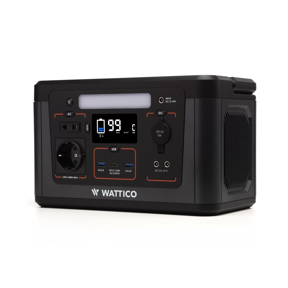 Портативная электростанция Wattico Camp 600 PRO, 600 Вт