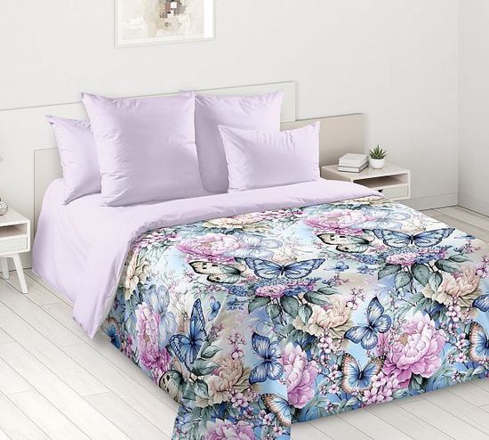 Комплект для сна с одеялом Разноцветье перкаль
