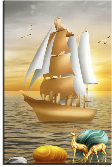 Постер "Желтый корабль"