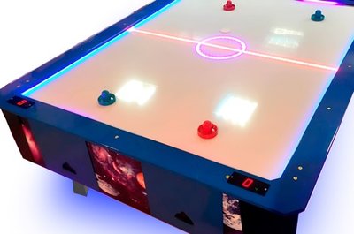Аэрохоккей (220*170*75 см.) с подсветкой на 4 игрока