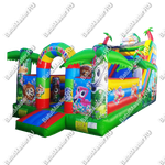 Коммерческий надувной батут "Мир сафари 2", 8*4*5 м