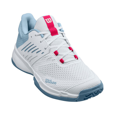 Женские теннисные кроссовки Wilson Kaos Devo 2.0 All Court Shoe Women - White, Light Blue