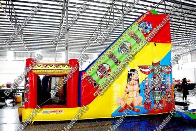 Надувная горка "Индиана" 7*5*6 м