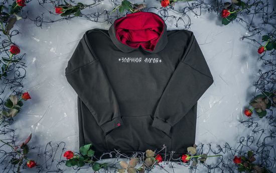 Худи HOOK Уличная магия 2.0 Хаки Оверсайз