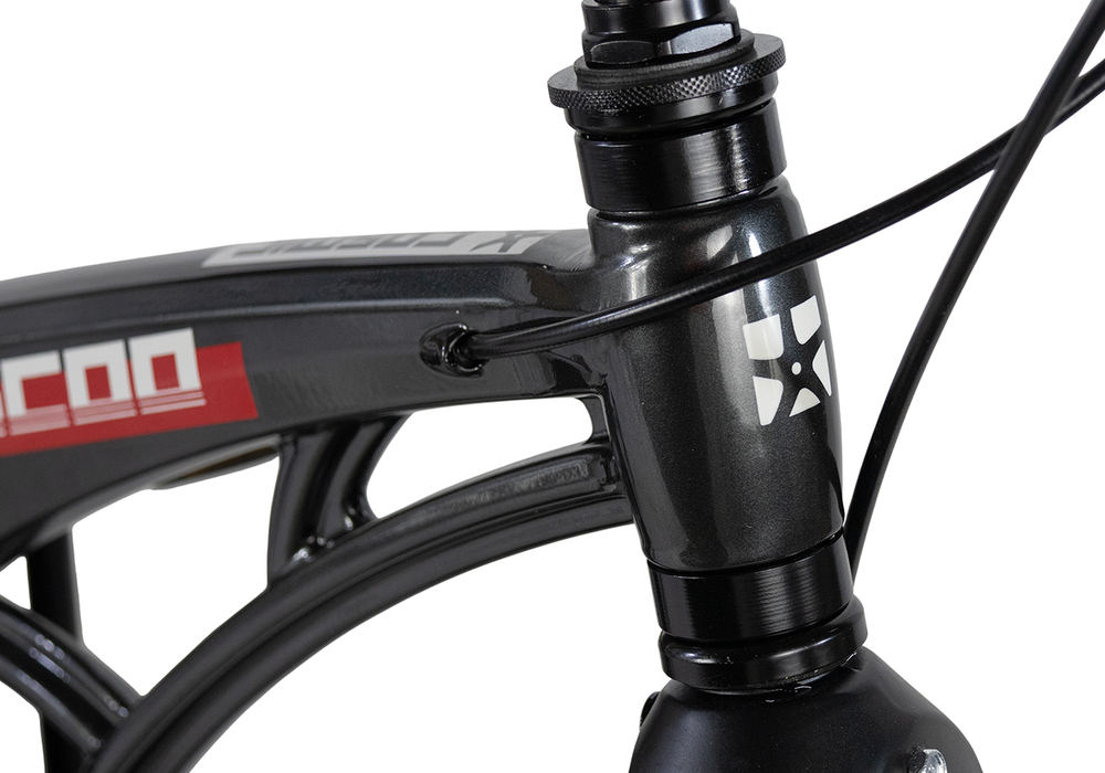 Велосипед 18'' Maxiscoo COSMIC Deluxe Черный Глянцевый (2026)