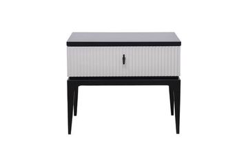 GD-00004 Тумбочка прикроватная Este черно/серая 50*40*50см