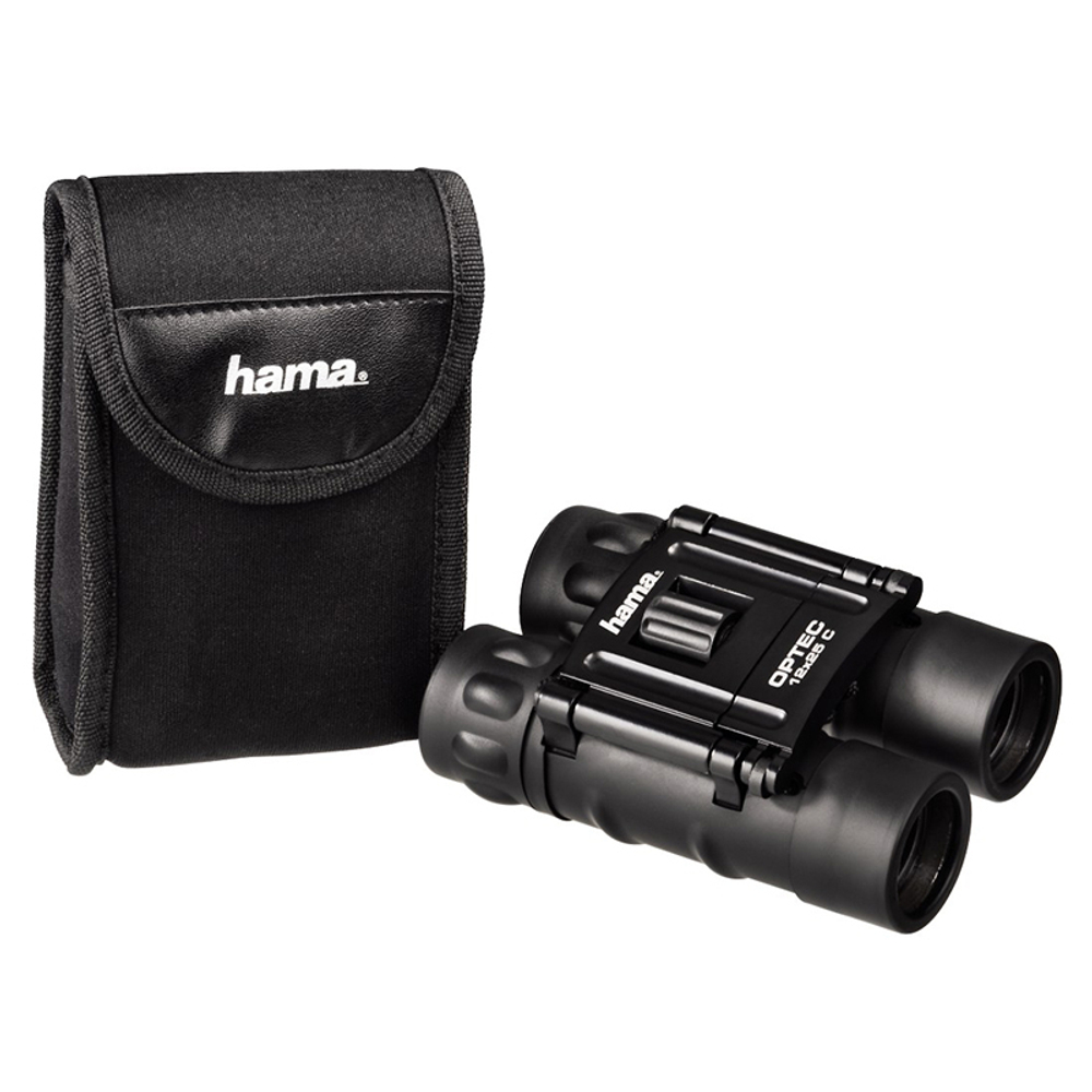Бинокль Hama 12x25 Optec Roof, черный