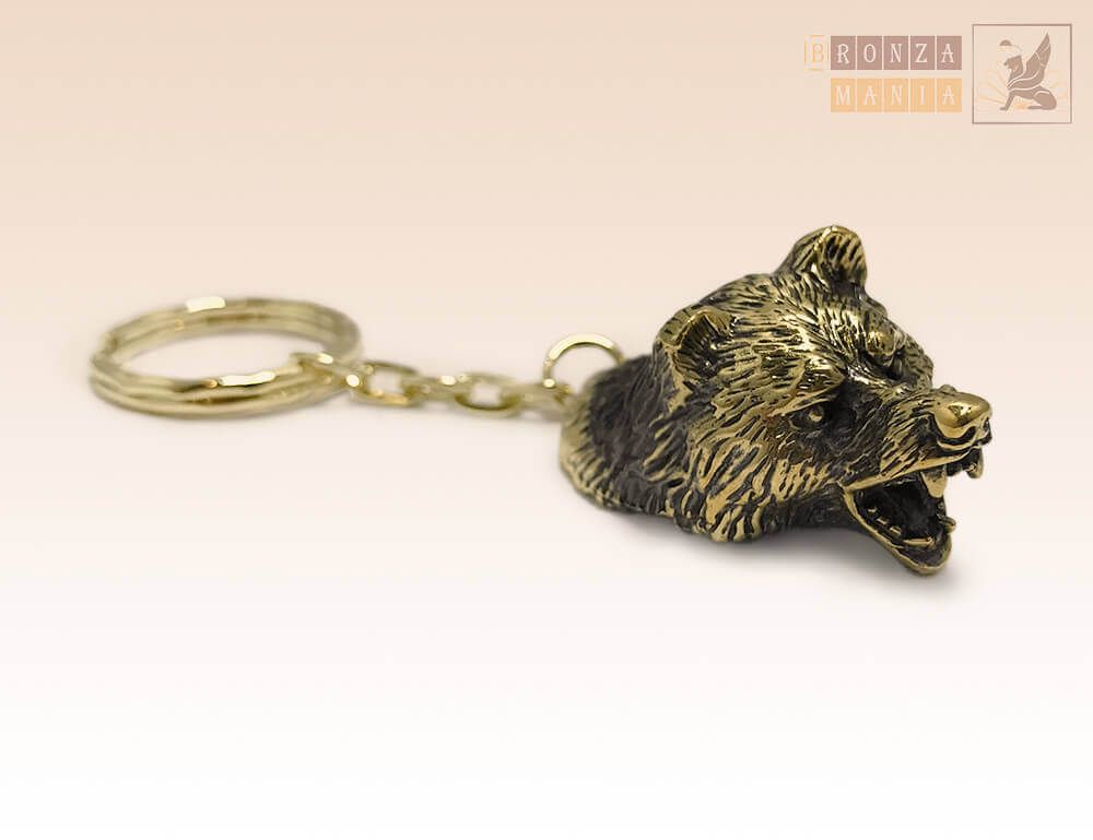 брелок Медведь в оскале