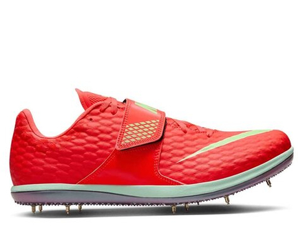 Шиповки для прыжков Nike High Jump Elite U Красный лайм
