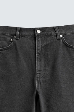 ZARA ДЖИНСЫ RELAXED STRAIGHT FIT, МЯГКИЙ СЕРЫЙ