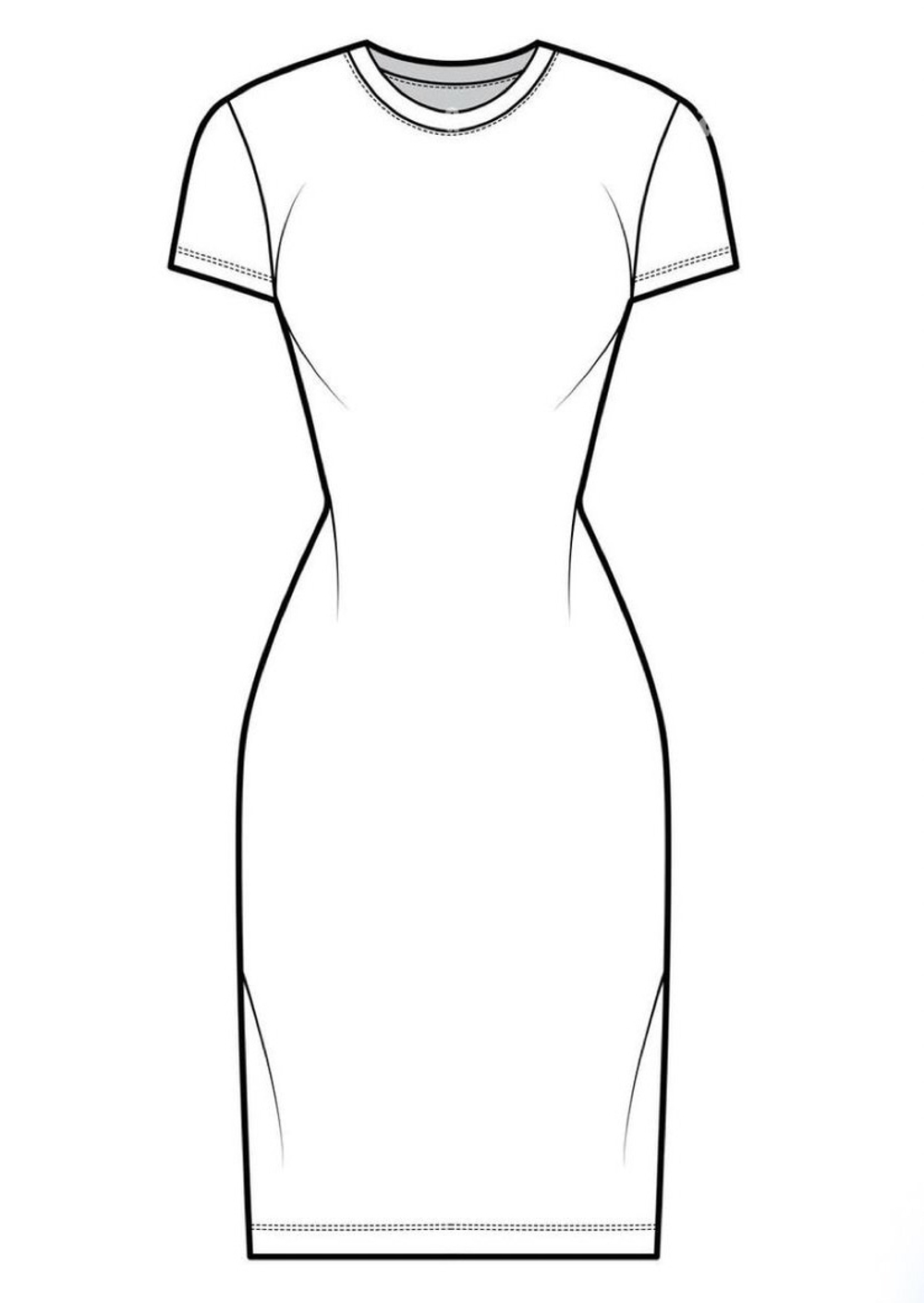 Нижнее платье/белое