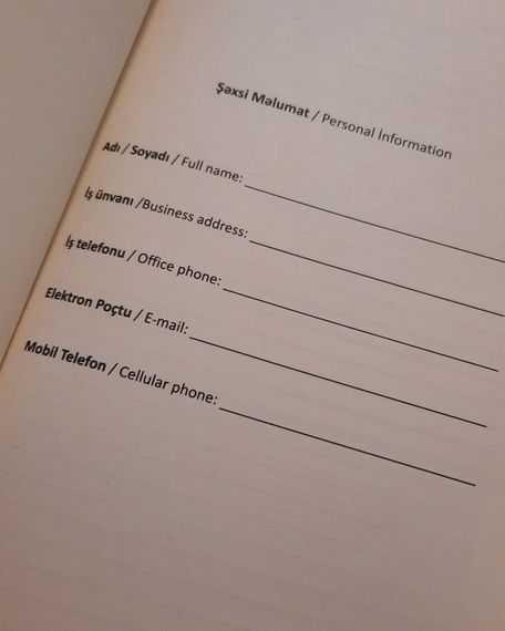 Bloknot \ Блокнот \ Notepad Ş.İ.Xətai