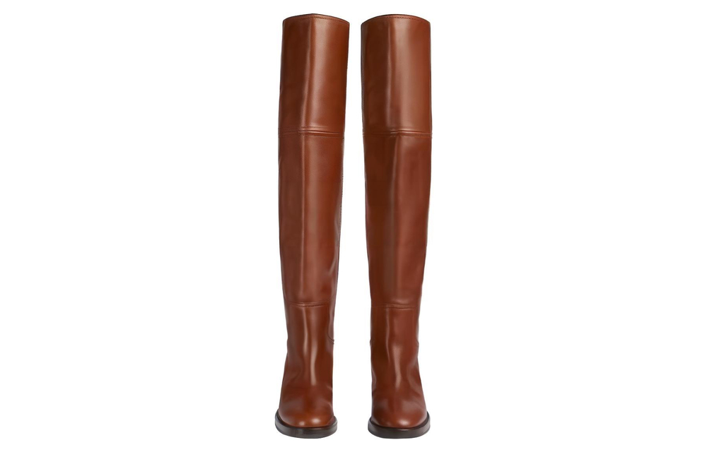 GUCCI Over the knee Boots Women"s Brown