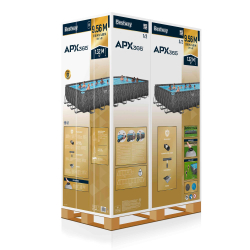 Каркасный бассейн Bestway APX 365, 956х488х132 см + песочный фильтр-насос 8327 л/ч, тент, лестница, наполнитель Polysphere (561KJ BW)