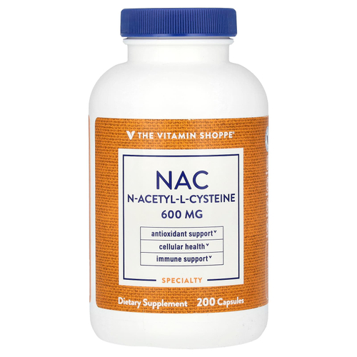 The Vitamin Shoppe, NAC, 600 мг, 200 капсул