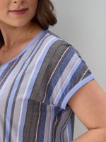 Туника Т-014/разноцветная-полоса-к
