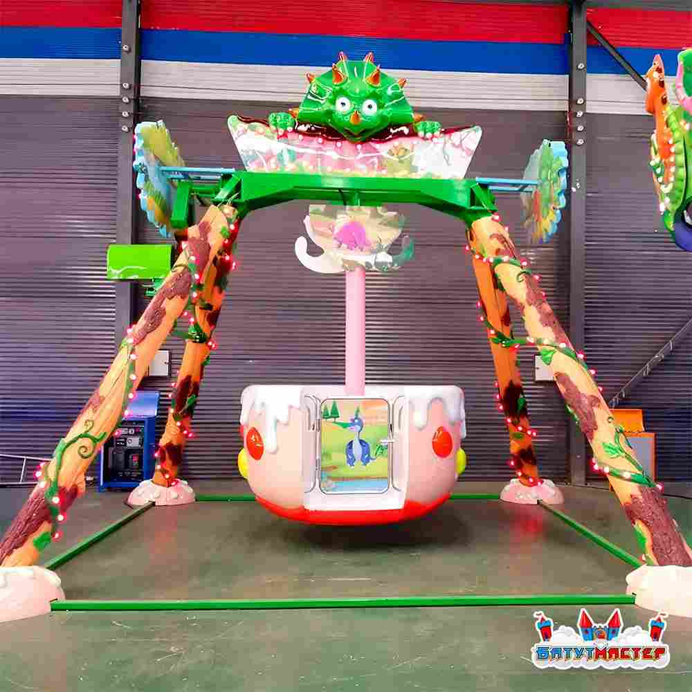 Аттракцион эволюшн «Дино-сладость», 5 мест, 6,5×6,5×4 м