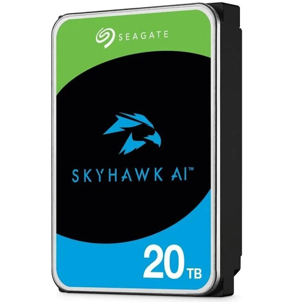 Жесткий диск HDD 20Tb Seagate, SATA-III, 256Mb, 7200rpm, SkyHawk AI (ST20000VE002)