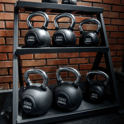 Гиря обрезиненная с хромированной ручкой PROFI-FIT 32 кг