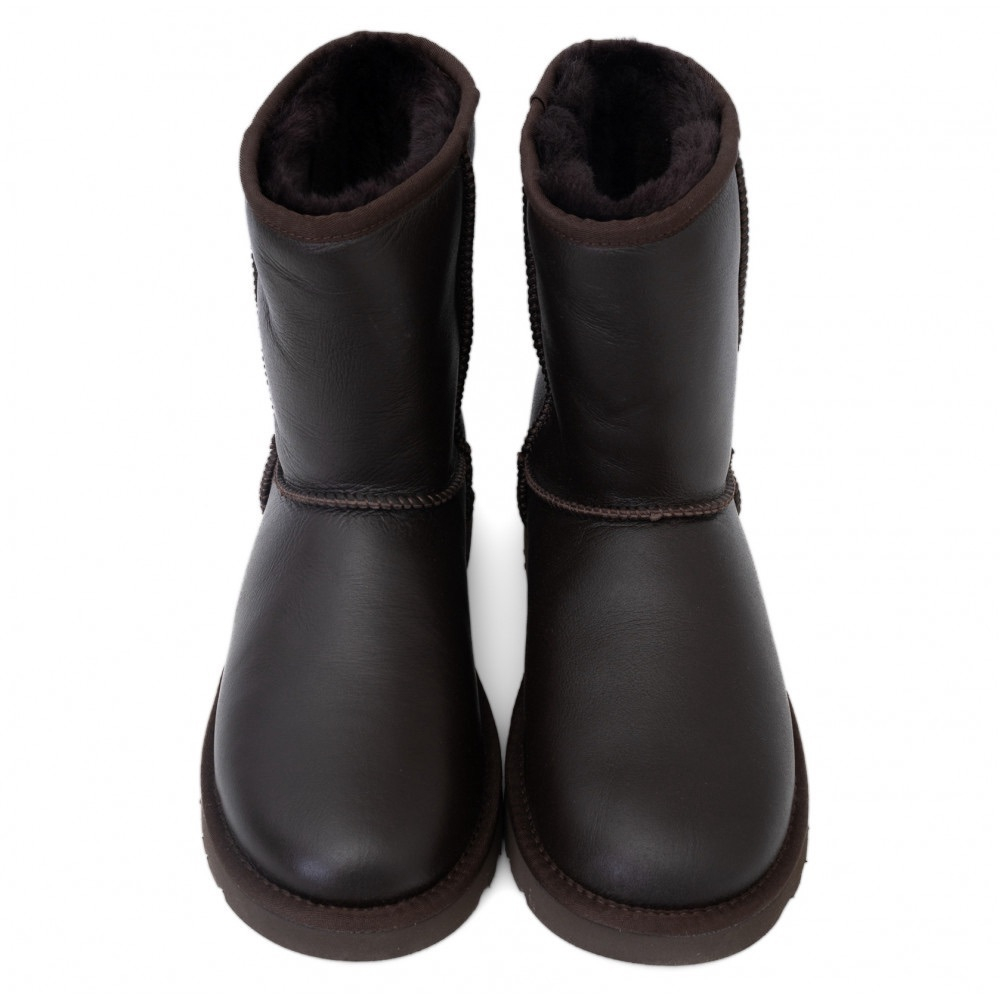 Ugg Mens Classic Short Metallic Chocolate