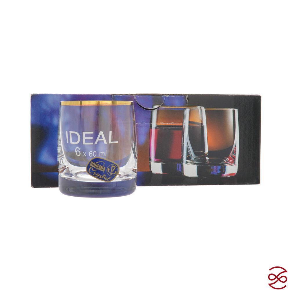 Набор стопок для водки 60 мл Идеал V-D (6 шт)