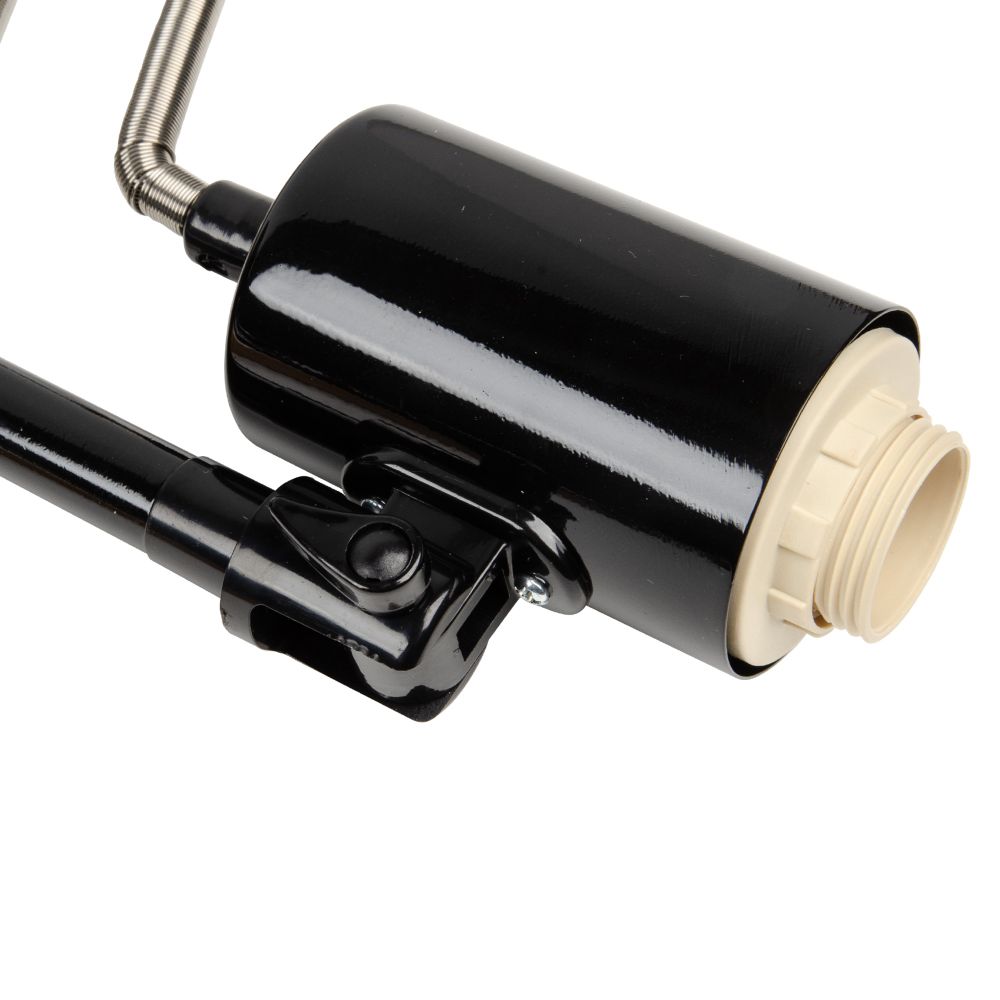 UML-T702 E14 BLACK Торшер напольный под лампу Е14. 60W. с регулировкой наклона. Механический выключатель. Черный. ТМ Uniel