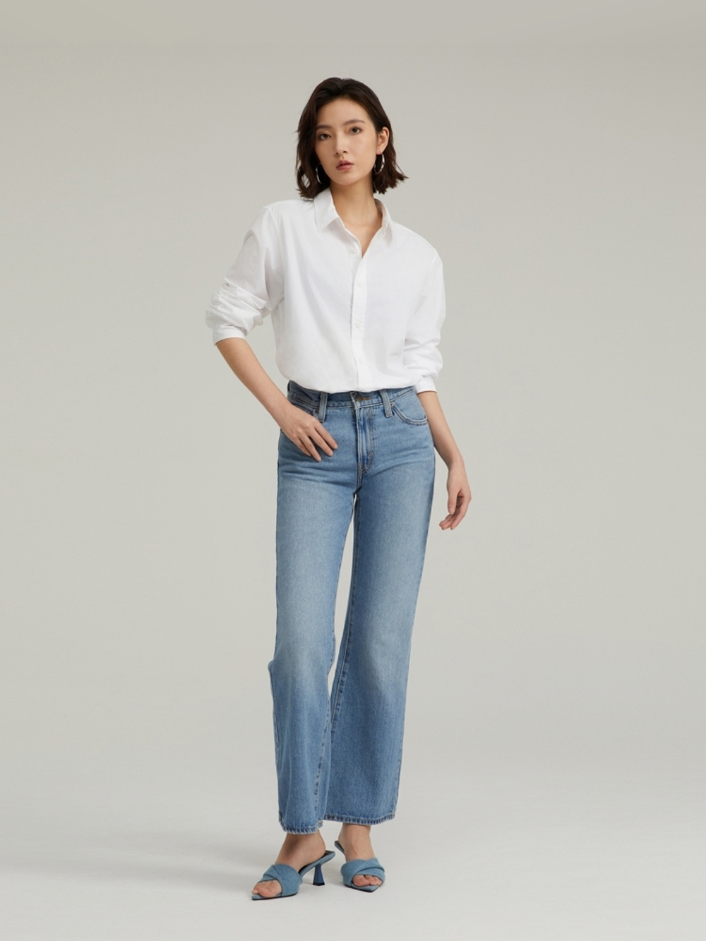 Женские свободные прямые джинсы Levi's '94 Baggy Bootcut A8716-0002