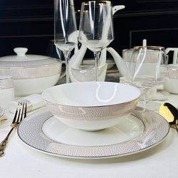 Lenardi 145-547 Салатник 18см СЕВИЛЬЯ в под.уп.(х24)Костяной фарфор