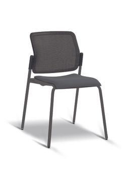 Movie стул со спинкой-сеткой и мягким сиденьем