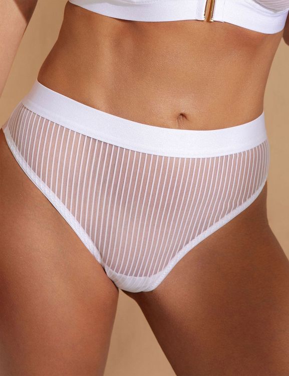 Трусы Kinga Lou Light White бразилиана (белый)