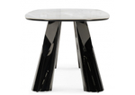 Керамический стол Woodville Танго 200х200х90 белый мрамор carla larkin, белый, ножки черные