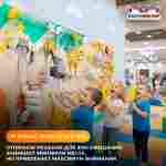 Пневмолабиринт для детской игровой комнаты «Галактика», 2,4×1,8×0,4 м