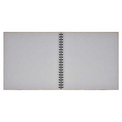 Скетчпад 195х195 мм, 48 л, блок - белый офсет, крафт-бумага, серый офсет 120 г/м², 80 г/м², арт. 590