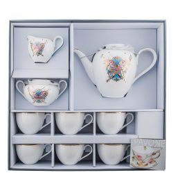 Pavone JK- 98 Чайный сервиз 15 пр. на 6 перс. «Песня Мотылька» (Canzone Falena  )