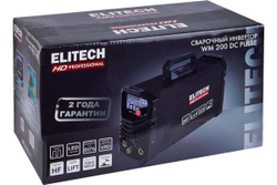 Инверторный сварочный аппарат Elitech HD WM 200 DC Pulse 204475
