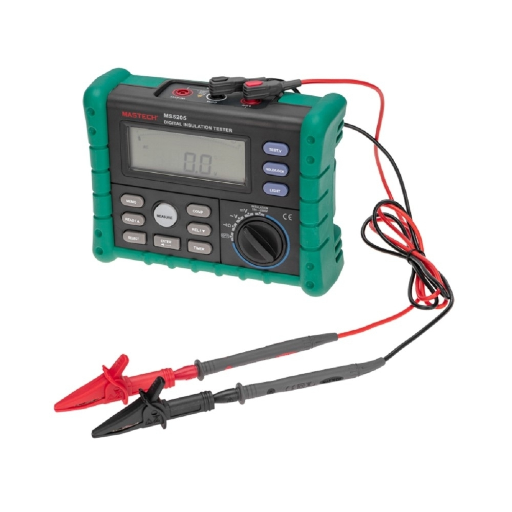 Mastech (13-1348) Измеритель сопротивления изоляции (мегаомметр) MS5205 (2.5 кВ)