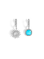 Серьги "Sun Royal Blue" Silver