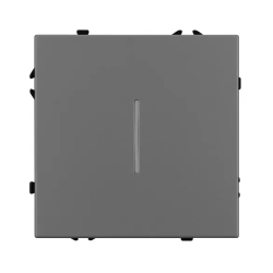 Механизм выключателя одноклавишный непроходной LED SWT-NOBE-MK01-SFPL-L-GR (230V, 10A) (Arlight, -) 054260