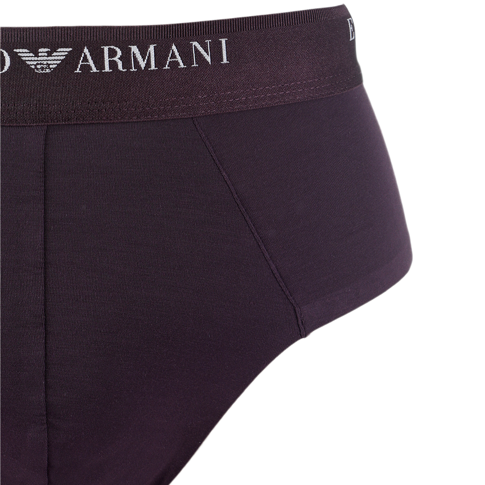 Мужские трусы брифы фиолетовые Emporio Armani 111846_4F511 05093