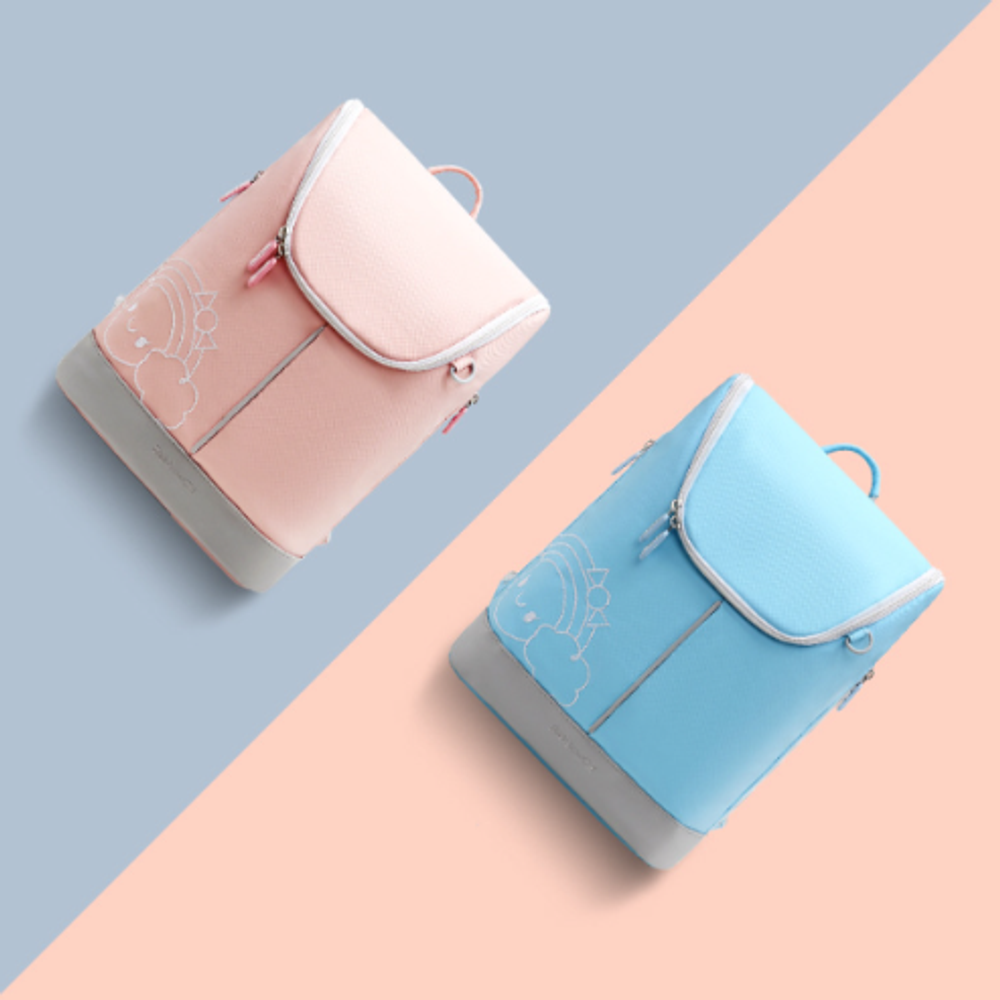 Ранец из искусственной кожи Marshmallow, голубой