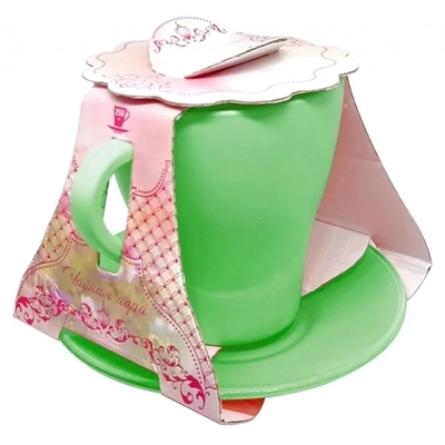 Чайная пара арт.2649-Н7 Апрель(Салатовый)