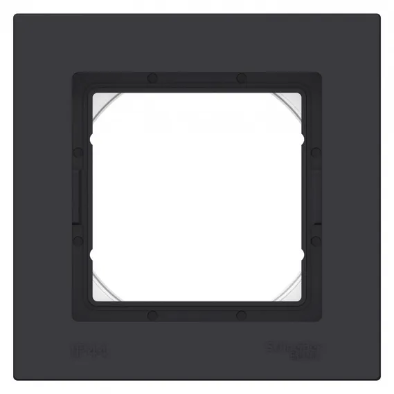 Рамка 1-м AtlasDesign Aqua IP44 карбон SE ATN441001