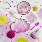 Тарелки бумажные «Детские грезы», в розовом цвете, 17 см, 6 шт