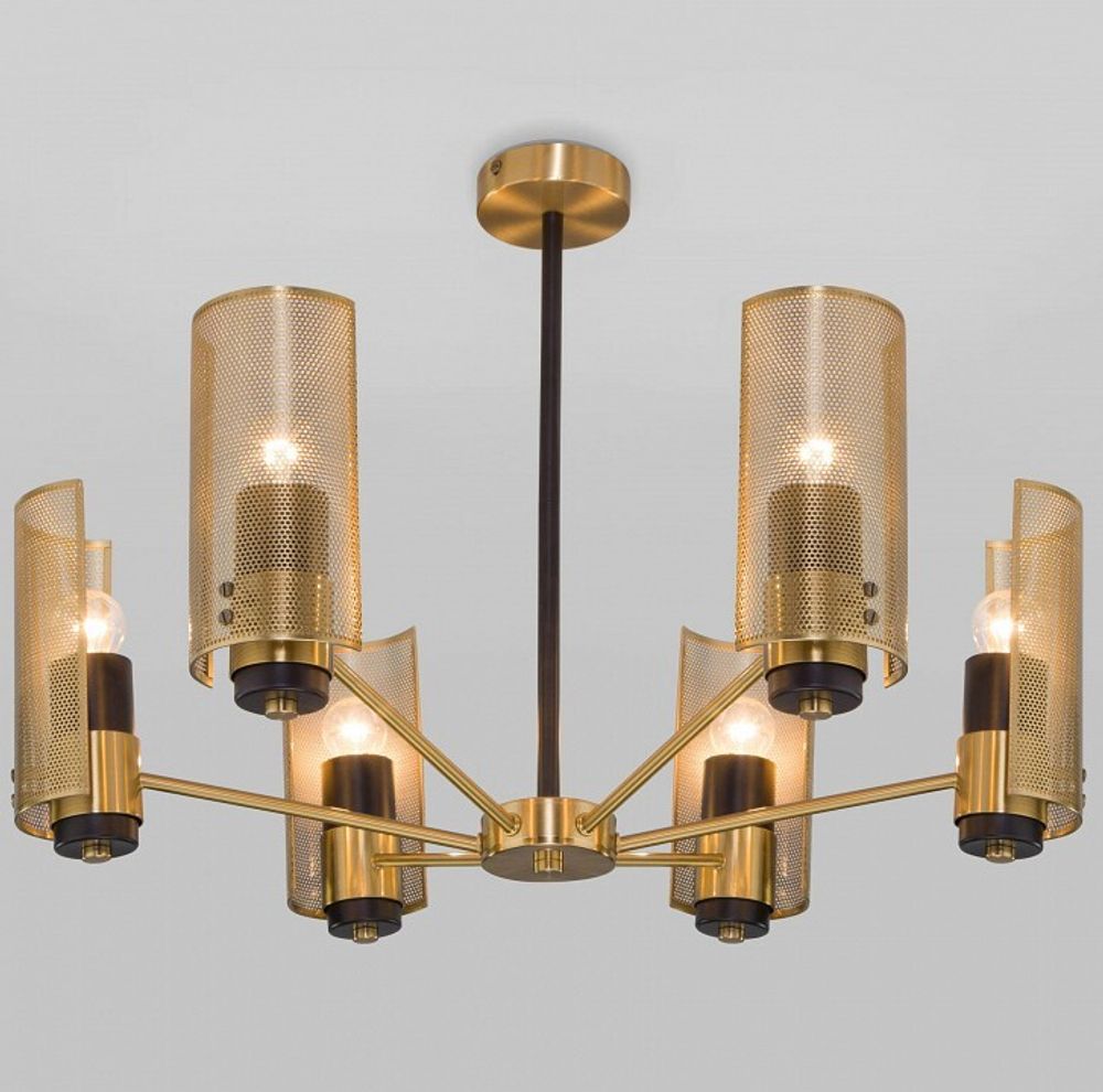 Люстра на штанге Eurosvet Grino 70139/6 латунь