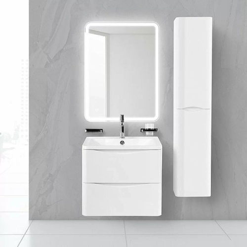 Тумба с раковиной BelBagno ACQUA 2C SO 60 Bianco Lucido
