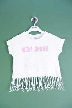 Футболка Gloria Jeans с висюльками, на 6/7 лет