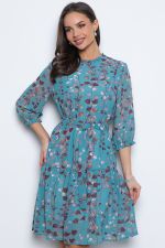 Платье Шарман (бирюза) Diolche (Акция)