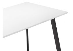 Деревянный стол Ремли 110х67х76 белый / черный